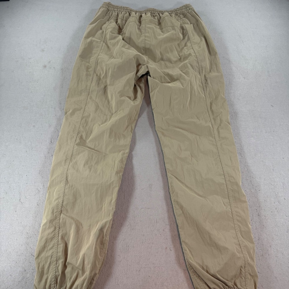 Lululemon Lab Nylon Joggers Womens 6 Tan Khaki Toggle Waist Zip Ankle‎ - Picture 3 of 11